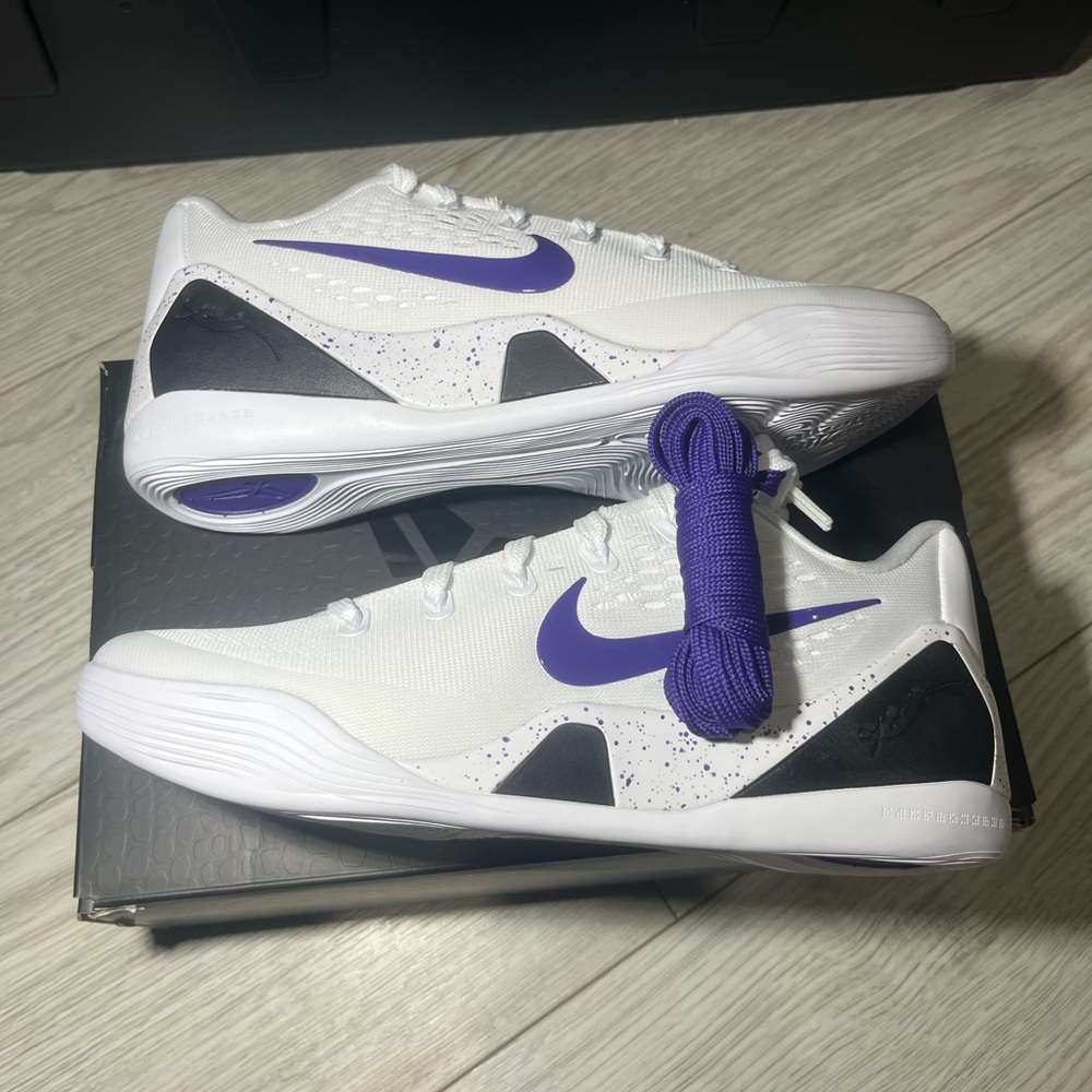 Nike kobe 9 lakers home size 9